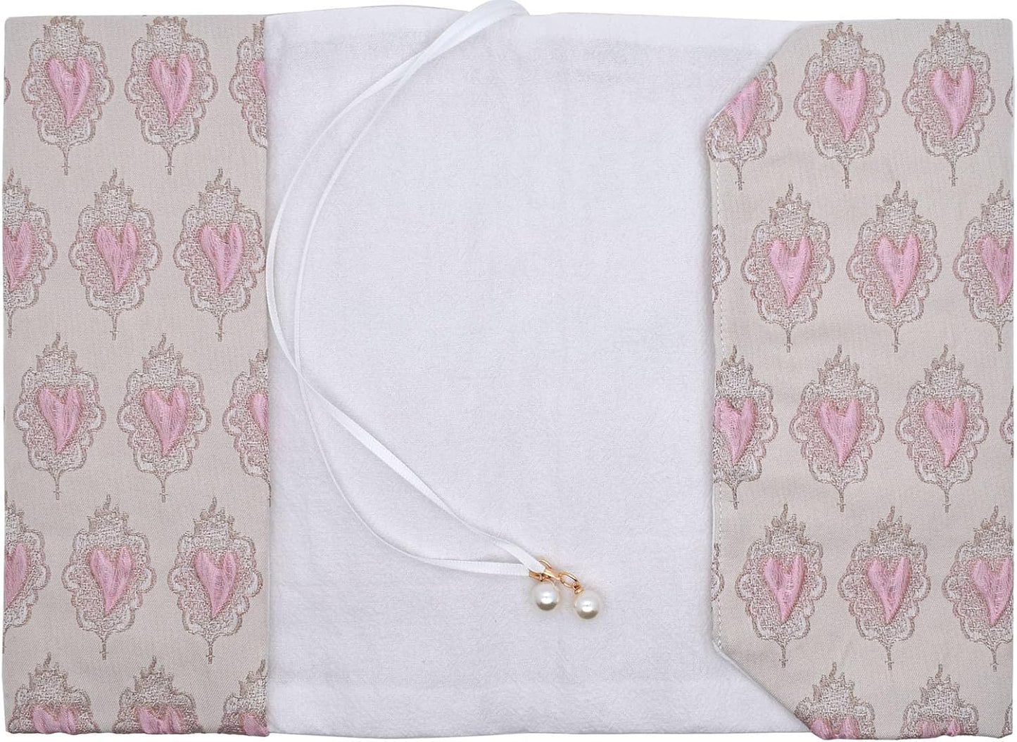 BLBMH Book Covers for Paperbacks Fit for 5.5x8.5 inch Adjustable Book Sleeve Cover for Women Over 15 Soft Cloth Protector for Notebook Journal Bible- Love