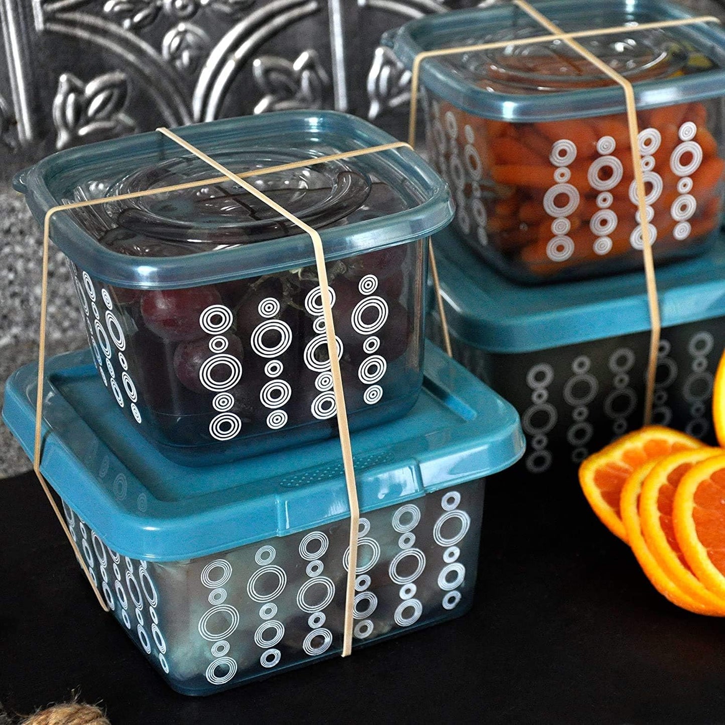 AMUU Rubber Bands Size #64 About 0.5 lb 110pcs Tactical Rubber Bands for Office Supplies School Home Elastic Bands