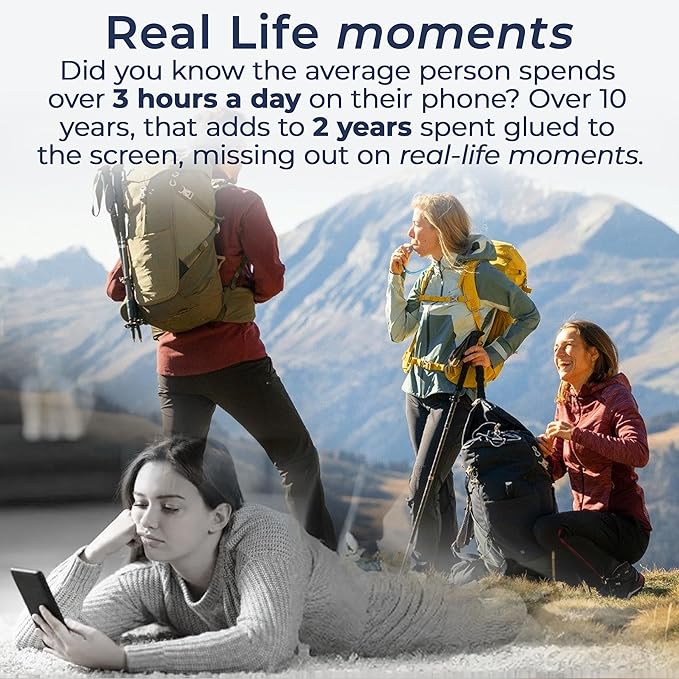 Mindsight Personal Timed Lock Box | Unplug from Phones and Other Small Distractions | 3 Modes based on Willpower | Easy to Use | Out of Sight ~ Out of Mind | Boost Your Mental Wellness