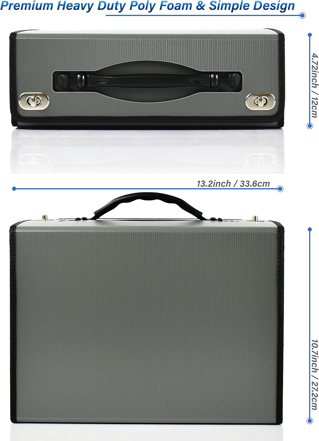 CNK Accordion File Folders with 24 Pockets Organizer for Document Paper Storage Folder Documents Expanding Binder Folio Pocket Receipt Filing Expandable Files Dividers Labels Letter Durable Handle