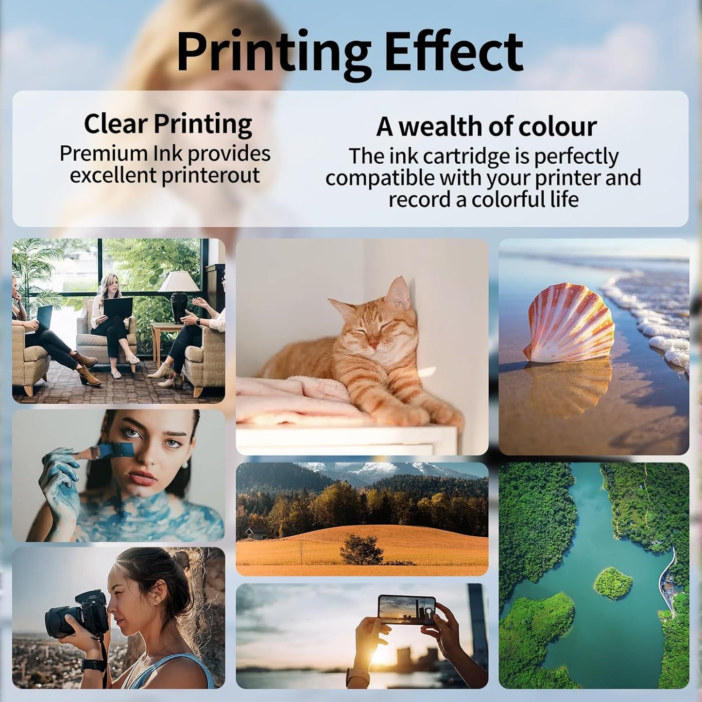 923 923XL Ink Cartridges Combo Pack(4-Pack) - High Yield Replacement for HP 923 Ink Compatible for HP OfficeJet Pro 8135e 8130e 8138e 8125e 8139e 8124e 8132e 8120 8130 (Black, Cyan, Magenta, Yellow)