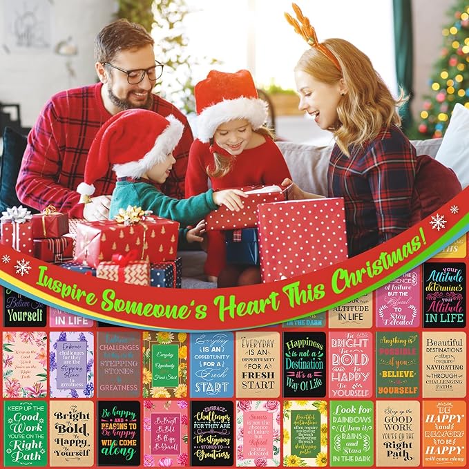 60 Pcs Mini Inspirational Notebooks Bulk with 60 Pcs Colorful Pens, Small Pocket Journal Notepads Set, Motivational Bulk Gifts for Women Men Teacher Student Kids, Fun School Office Supplies,3.5"x5.5"