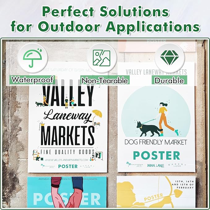 Koala Waterproof Paper for Laser Printer, Tearproof Printer Paper, Matte Double Sided Printable White Film 8.5x11 In 60 Sheets For Printing Backpacking Maps