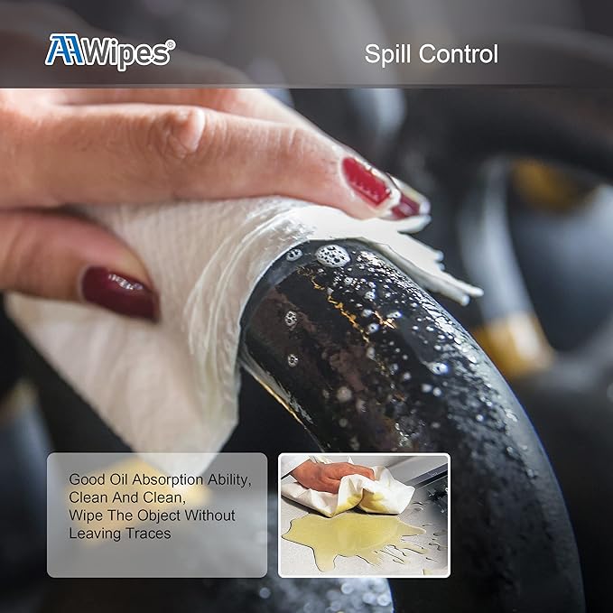 AAwipes Cleanroom Wipes 6" x 6" (Bag of 300 Pcs, Grade A, 68 GSM) Lint Free Wipes Cellulose/Polyester Wipers for Lab, Electronics, Pharmaceutics, Electronics, Printing, Semiconductor etc. (NW06806)