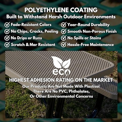 RFT-BUR Heavy Duty 32 Gallon Round Trash Receptacle, Liner Included, Burgundy with Black Flat Top, Made in America