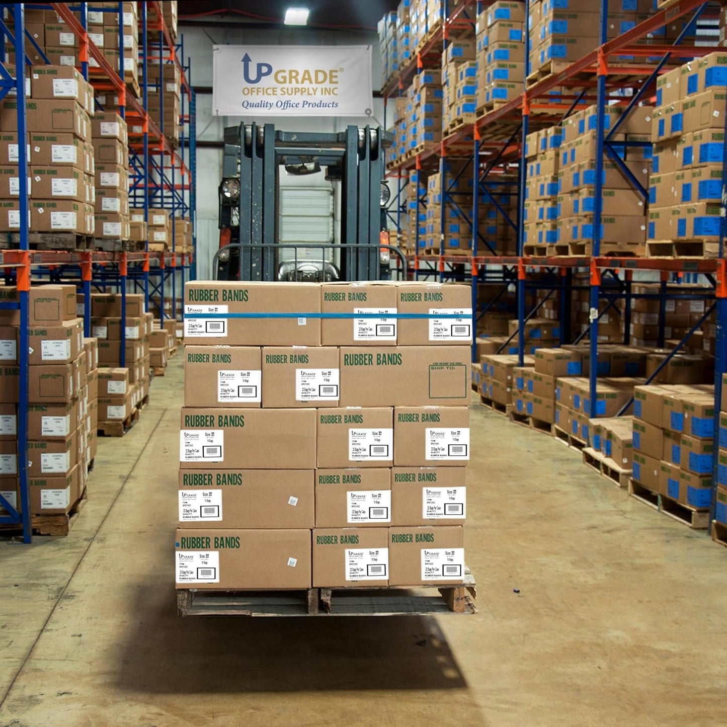 Upgrade Office Supply UPG22432CS Rubber Bands, Size 32 (3 x 1/8), 14,000 Count, 1 lb 20-Pack Case, USA