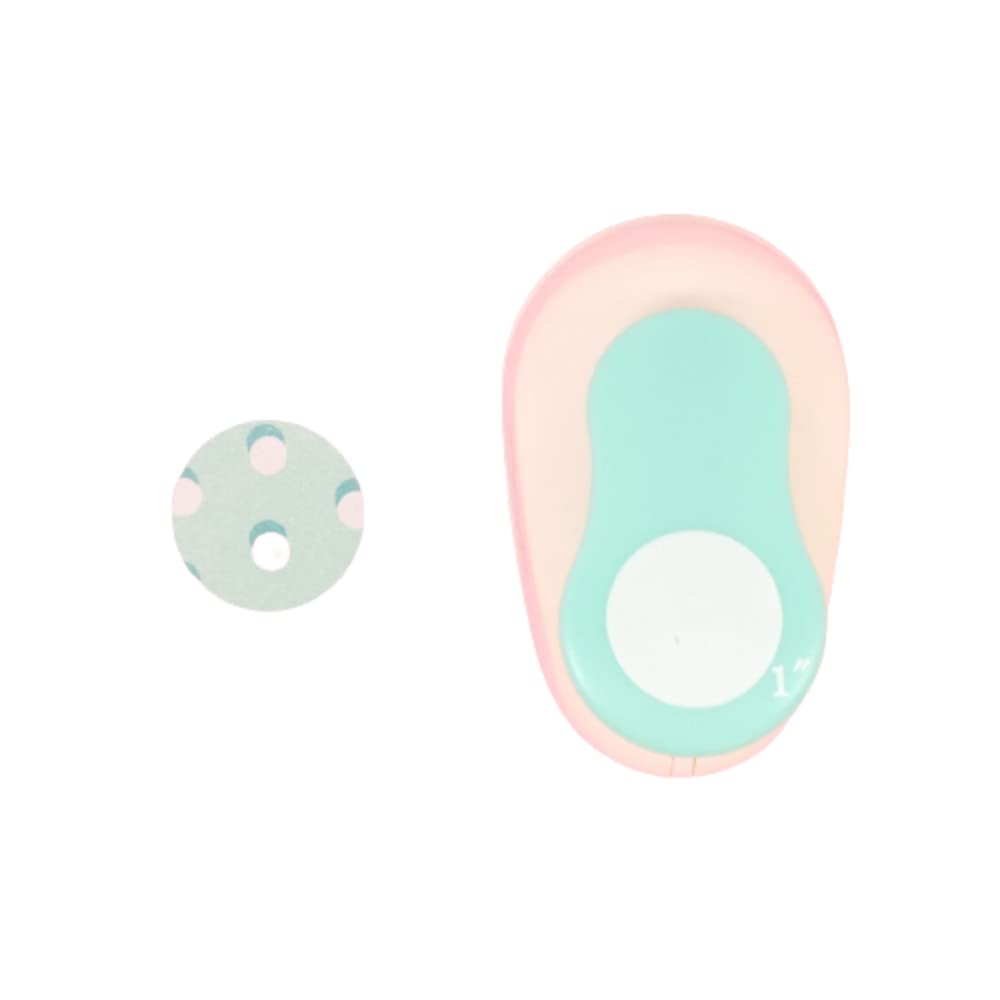 Craftelier - 1 Inch Circle Punch with Lever Press | Shape Hole Puncher for Paper Crafts | Round Hole Punch to Create Scrapbooks, DIY Cards & Journals | Mini Hole Punch for Paper & Cardstock.