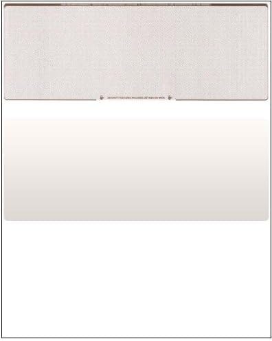 Compuchecks Check on Top Blank Check Paper - 100 Pack, Quick-Books & Laser Printer Compatible - Security Business Checks with Voucher - 8.5" x 11" Brown Diamond