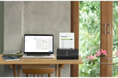 Epson Workforce ES-C220 Compact Desktop Document Scanner with 2-Sided Scanning and Auto Document Feeder (ADF) for PC and Mac