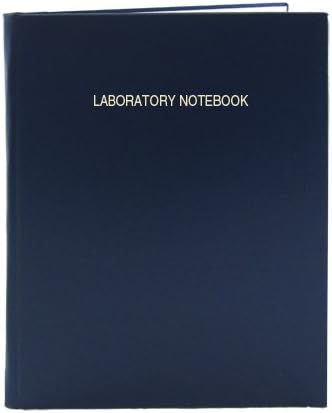 BookFactory Extra Large Lab Notebook - 96 Pages (.25" Grid Format) 8 7/8" x 13 1/2" (Oversized) Blue Imitation Leather Cover Section Sewn Hardbound Laboratory Notebook (LIRPE-096-OGR-A-LBT1)