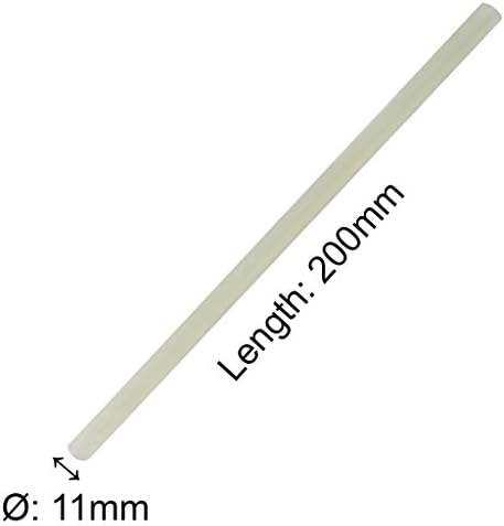 TrendBox Pack of 20 Clear 11mmx200mm - Hot Melt Glue Sticks Strips Melting Adhesive for Handmade Craft DIY Home Office Project Craftwork Fix & Repairs