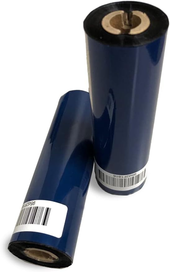 36 Rolls Wolfbarco 4.33" x 243' (110mm x 74m) Black Premium Resin-Enhanced Wax Thermal Transfer Ribbon Compatible with Zebra GC420t, GK420t, GX420t, GX430t, TLP2442, TLP2844, ZD220, ZD4 Printers