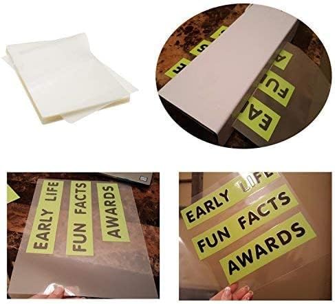Immuson Thermal Laminating Pouches 8.9 x 11.4, 3Mil Thickness, Crystal Clear Finish, 2500 Pack