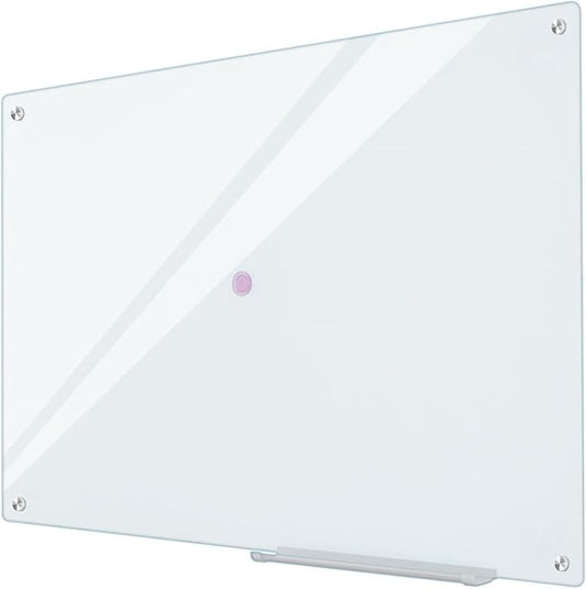 Dry Erase Boards Glass Whiteboard Magnetic 3'x 2' Frameless