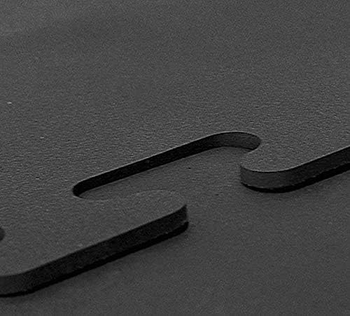 American Floor Mats - Heavy Duty Stall Tiles - Stable/Horse Tiles - Thick, Durable Rubber Flooring Solid Black 8' x 8' Set 3/4" Thick (16 Tiles Total)