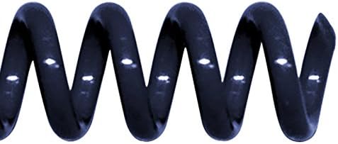 TruBind 10mm (3/8 in.) Spiral Binding Coils for Reports, Presentations and Proposals | 4:1 Pitch | 12 in. Length | Navy | 75 Sheets Binding Capacity | 100 Pack