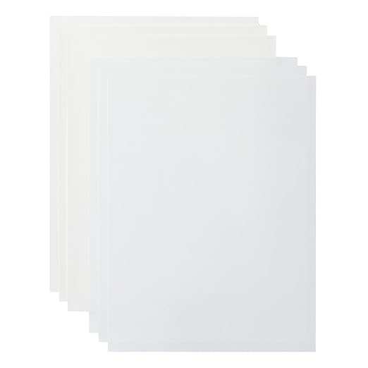 Cricut Printable Waterproof Sticker Set, 20 Transparent Sheets (8.5" x 11") - Compatible with Inkjet Printers - For Joy Xtra, Explore, & Maker Machines