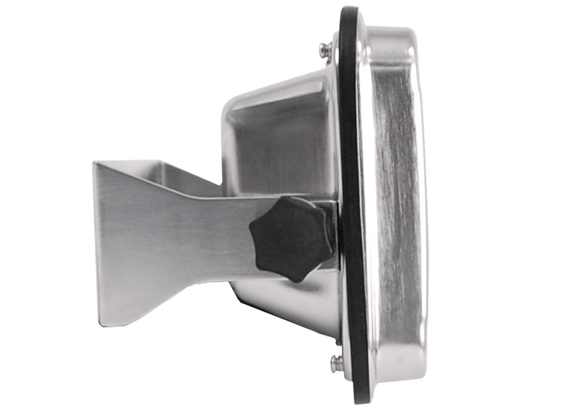 VisionTechShop TBWS-200 Washdown Stainless Steel Bench Scale, Lb/Kg/Oz Switchable, 200lb Capacity, 0.05lb Readability, NTEP Legal for Trade