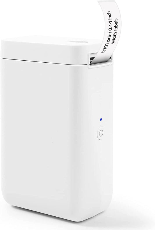 NIIMBOT Label Maker Machine D101 Label Printer Portable Wireless Connection Multiple Templates Available for Phone Easy to Use Office Home Organization USB Rechargeable