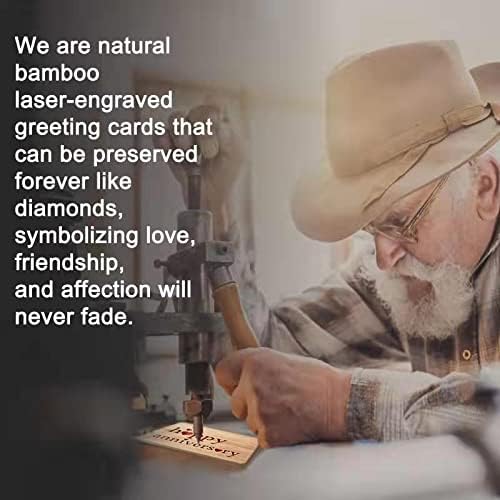 Handmade Birthday Card,Wooden Mother's Day Card from Daughter or Son,Mother's Day Gifts for Mum from Kids,Lovely Bear Baby and Mom Pattern Design,Unique Birthday Presents for Mum