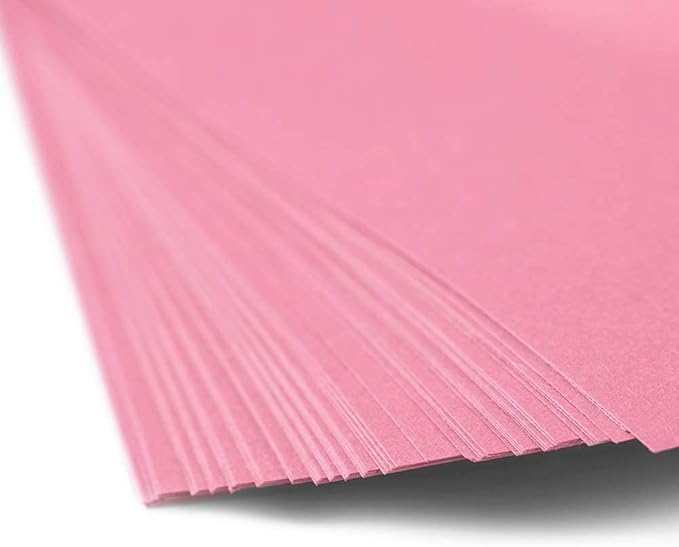 JAM PAPER Colored 24lb Paper - 90 gsm - 8.5 x 11 - Ultra Pink - 100 Sheets/pack