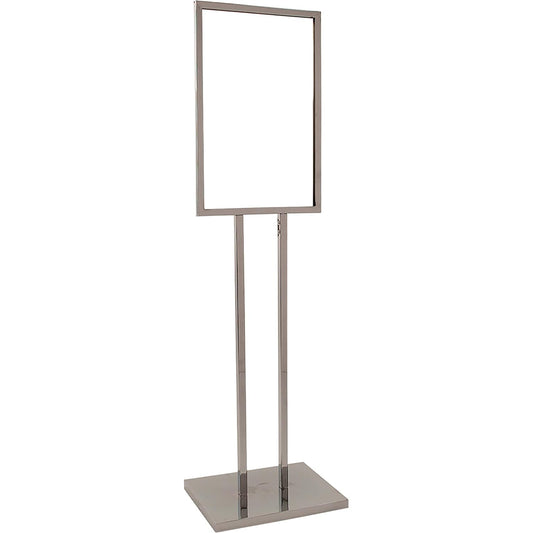Econoco BH23 Bulletin Sign Holder with Extra-Heavy Raised Base, 14" x 22"