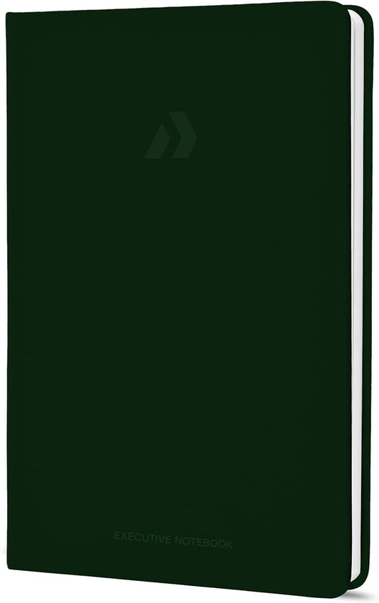 Nextnoid Hardcover Lined Journal Notebook - 120 GSM Thick Paper, Medium A5(5.7" x 8.3"), 160 Pages - Perfect For Writing, Journaling and Note-Taking (Green,Ruled)