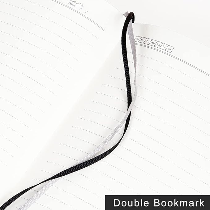 KaiRuiYing Lined Journal Notebook, 320 Pages, 5.5'' × 8.6'' A5 Size, College Ruled, 100 GSM Thick Paper, Leather Hardcover Bullet Journal for Men & Women Available for Writing, Work, Office, Diary and Back to Shool