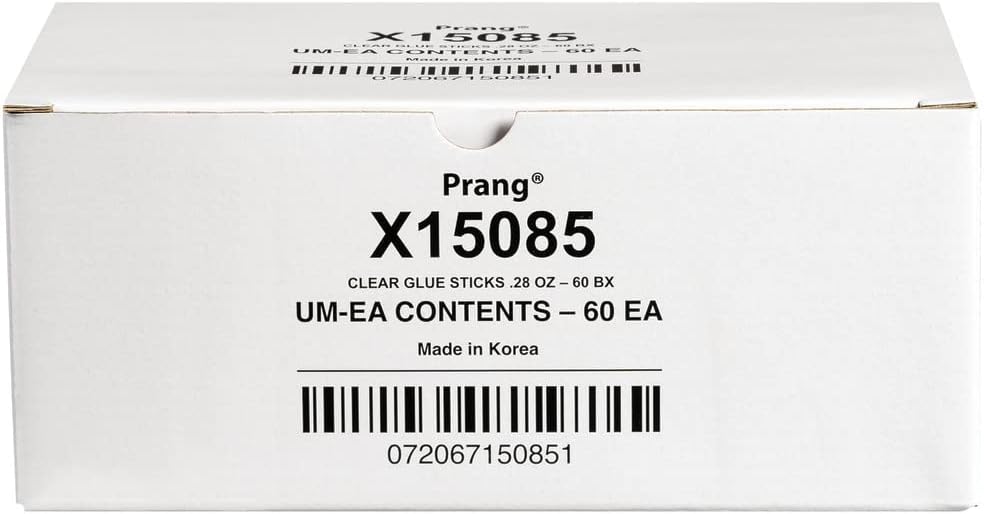 Prang Washable Glue Stick, Clear, 28 Oz., 60 Count