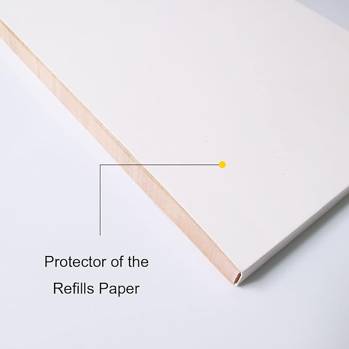 Loose Leaf Paper, Stationery Writing Paper, Vintage Antique Letterhead Paper 8.5" x 11",100 Sheets, A4 Unpunched Refills Paper for Ring Binder/Discbound, Decorative Printer Paper