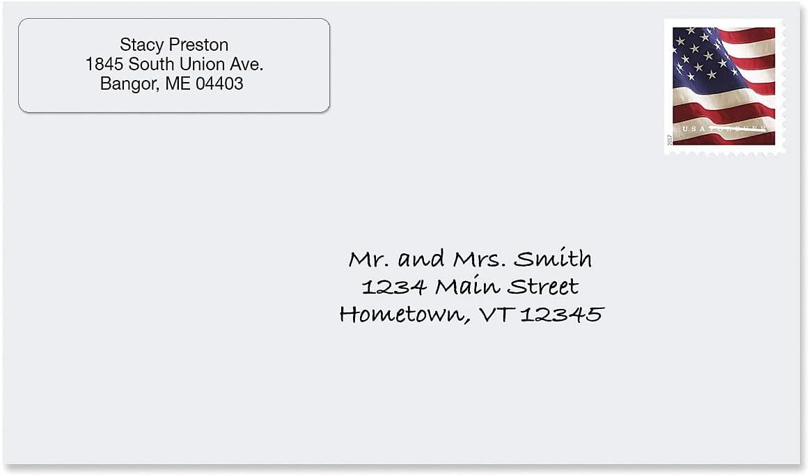 Personalized Return Address Labels, Roll of 250 Transparent Clear Self-Adhesive Labels Without Dispenser, Customize with Name & Shipping Address, Colorful Images