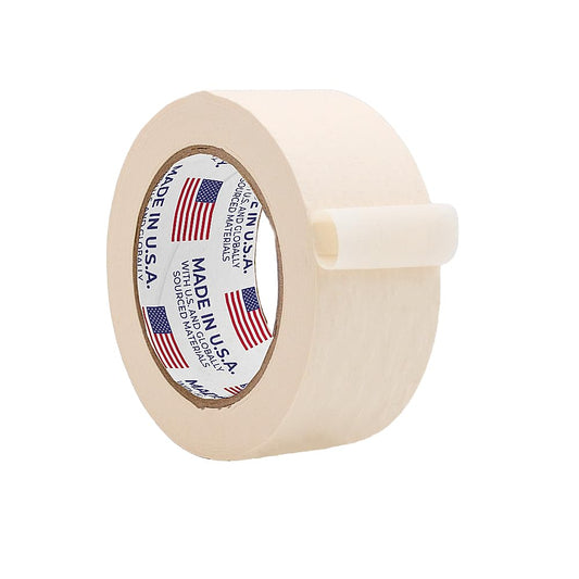 WOD MT5 Utility Grade Masking Tape, 2 inch x 60 yds. for Home or Office air-Dry Painting, Labeling, & Packing. Leaves no Residue