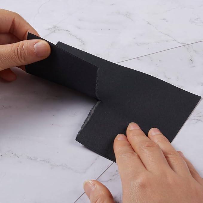 50 Sheets Blank Cardstock Paper 250 GSM Thick Heavy Cards Stock for DIY Art Projects, Card Making, Postcards, Greeting Cards, Birthday Party, Wedding Invitation (Black, 5x7 inches)