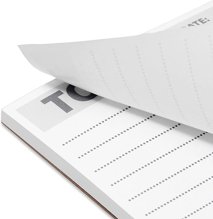 Paper Junkie 6 Pack To Do List Notepads, Daily Reminder Checklist (8.5 x 5.5 In, 60 Sheets Each)