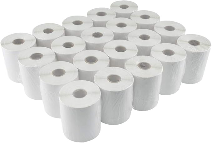 L LIKED 5000 4" x 6" Direct Thermal Shipping Labels with 250 Labels/Roll - Compatible with Zebra 2844 ZP-450 ZP-500 ZP-505, 20 Rolls