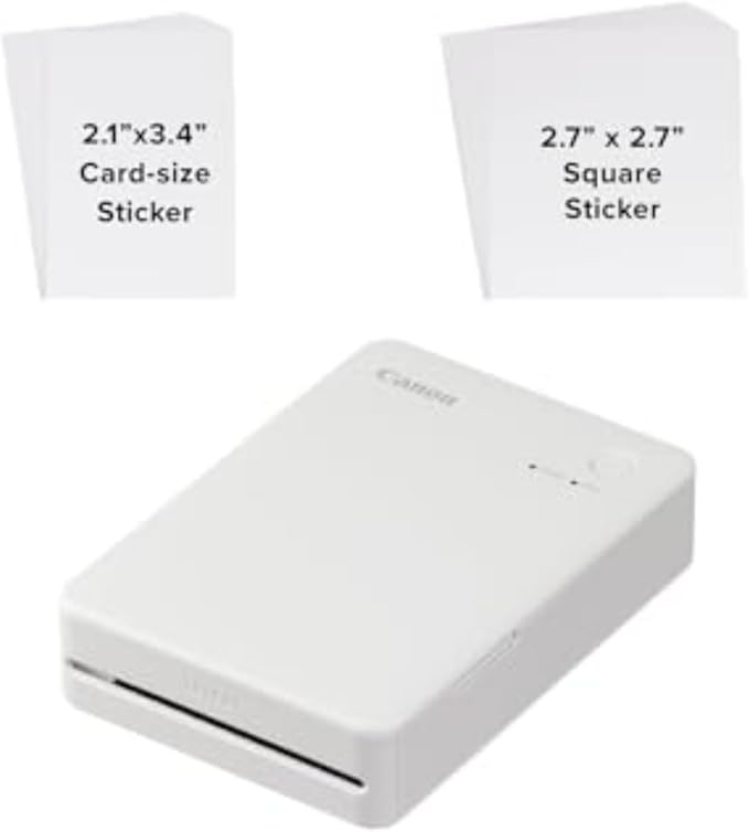 Canon Color Ink/Label Set XS-20L (20 Sheets), Compatible to Canon SELPHY Square Printer