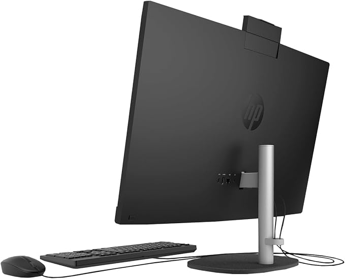 HP 27" FHD Touchscreen Business All-in-One Desktop Computer, Intel 12-Core Ultra 7 155U (Beats i7-1355U), 32 GB DDR5 RAM, 2 TB SSD, Intel Iris Xe Graphics, Wired KB & Mouse, Wi-Fi 6, Windows 11 Pro