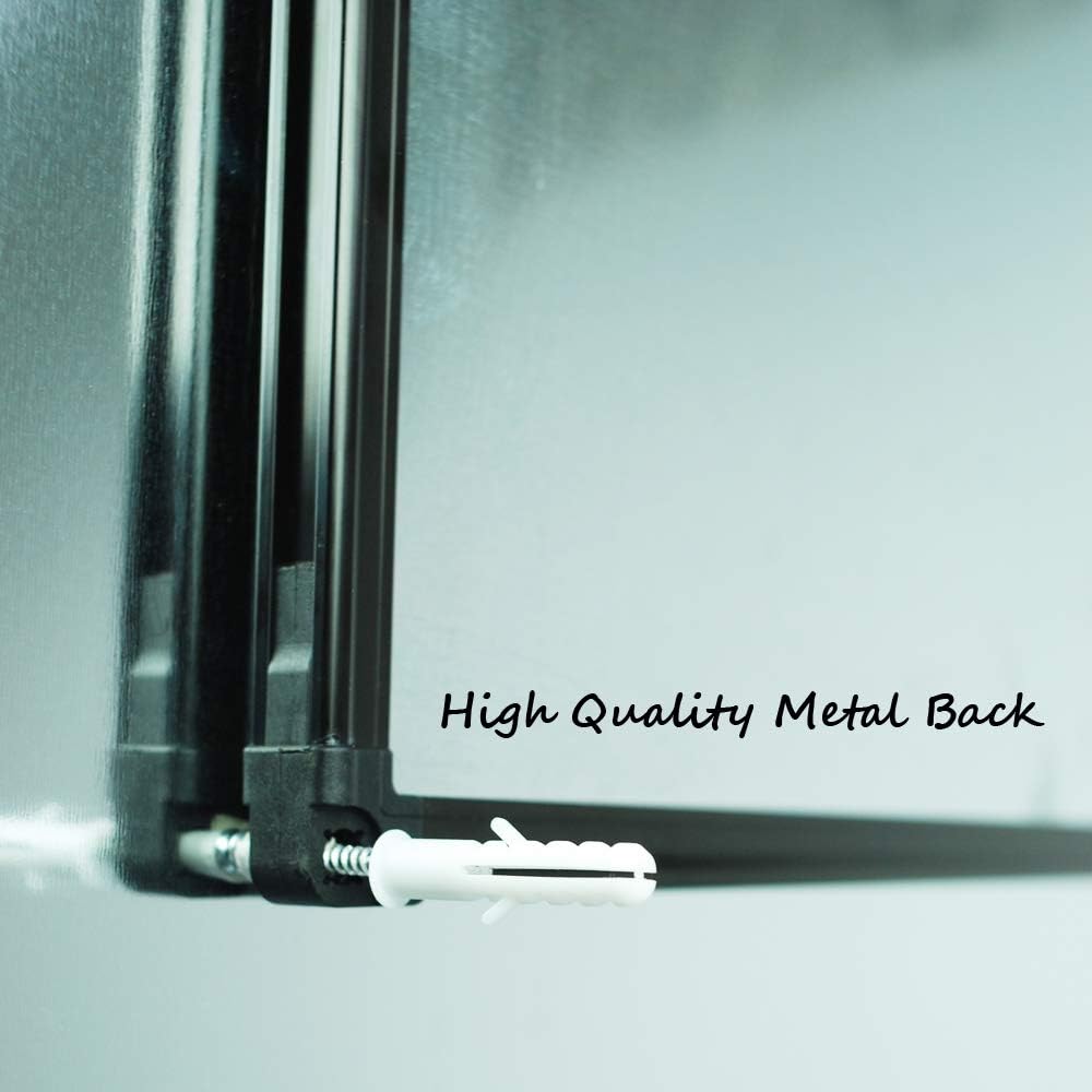 Lockways Dry Erase Calendar Whiteboard, Magnetic White Board Calendar Monthly 48 X 36 Inch, Ultra-Slim Black Aluminium Frame