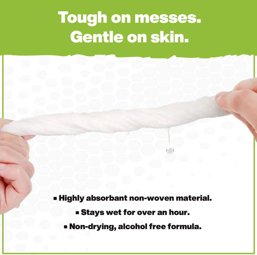 Crocodile Cloth Original Cleaning Wipes, 600 Count (6 Packs of 100) – Heavy-Duty 15” x 10” Multi-Surface Shop Wipes, Water-Based, Safe on Skin, Cuts Grease, Grime & Dirt