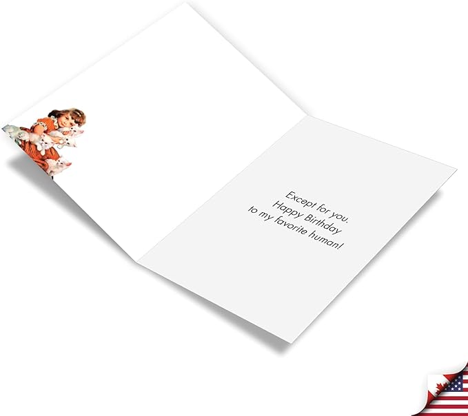 NobleWorks, Funny Birthday Paper Card with 5 x 7 Inch Envelope (1 Card) Bday Questioning Humanity C10807BDG