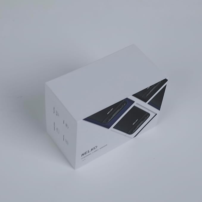 Nelko Label Maker Machine with Tape, PM220 Bluetooth Label Printer, 2 Inch Portable Thermal Printer for Small Business, Address, Logo, Clothing, Sticker Printer for iOS, Android & PC, White