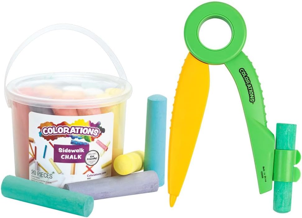Colorations Giant Chalk and Compass Kit