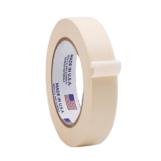 WOD MT5 Utility Grade Masking Tape, 1 inch x 60 yds. for Home or Office air-Dry Painting, Labeling, & Packing. Leaves no Residue