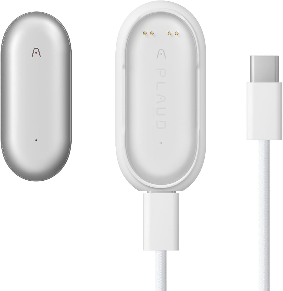 NotePin AI Voice Recorder, Voice Recorder with Additional Charging Set, Transcribe & Summarize with AI Technology, 64GB Memory