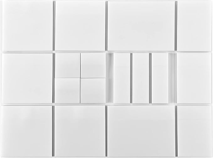 850 Pcs Transparent Sticky Notes Pad, Clear Sticky Notes for Books Message Reminder, Waterproof Self-Adhesive Translucent Sticky Notes, 17 Packs (1.5"x1.5", 3"x1", 3"x2", 3"x3", 3"x4")