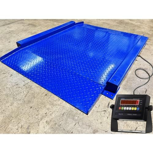 Liberty LS-917-R NTEP Low Profile Drum Scale with 3' x 3' (36" x 36") Platforms for Barrel Weighing, Regular LED Version | 5000 lbs x 1 lb