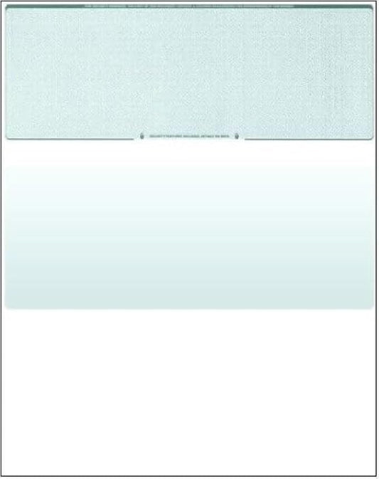 Compuchecks Check on Top Blank Check Paper - 2500 Pack, Quick-Books & Laser Printer Compatible - Security Business Checks with Voucher - 8.5" x 11" Green Diamond