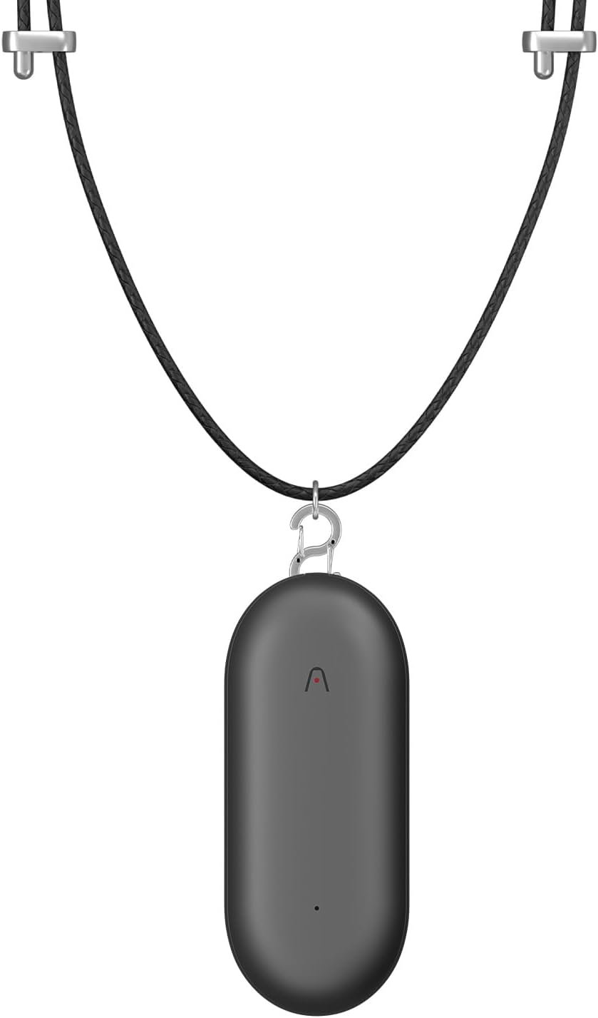 NotePin AI Voice Recorder, Voice Recorder with Neck Strap Lanyard, Transcribe & Summarize with AI Technology, 64GB Memory