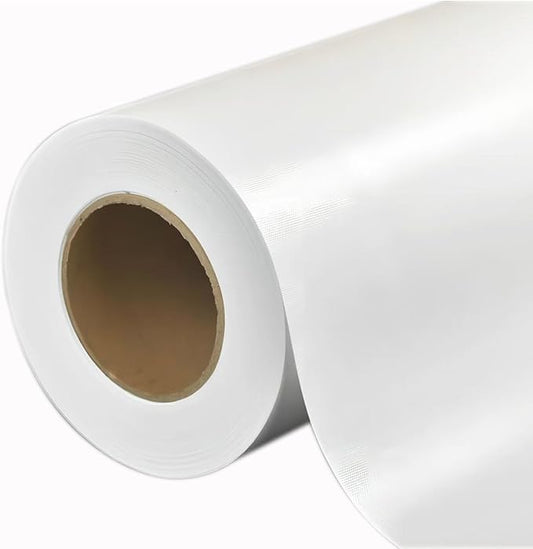 Premium Polyster Canvas Roll, Quick Dry, Wide Format Inkjet Printer Compatible, Perfect for Fine Art, Photography, Giclée Printing, Archival Quality Prints. (44"x100' Glossy ECO-Solvent Polyester)