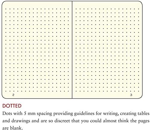 LEUCHTTURM1917 - Notebook Hardcover Medium A5-251 Numbered Pages for Writing and Journaling (Stone Blue, Dotted)